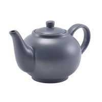 Matt Grey Porcelain Teapot